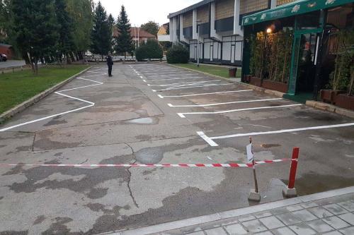Уређен паркинг код дворане „Обилићево“