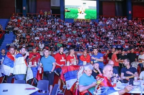 Борик је бодрио репрезентацију Србије